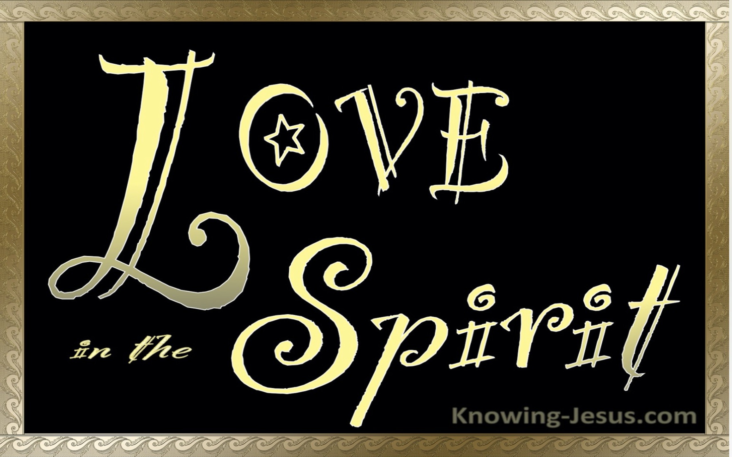 Colossians 1:8 Informed Of Your Love In The Spirit (gold)